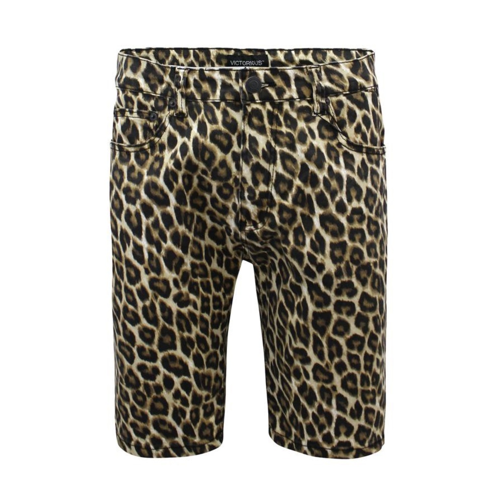 COPY - ANIMAL AMBITION LEOPARD PRINT MEN’S SHORTS